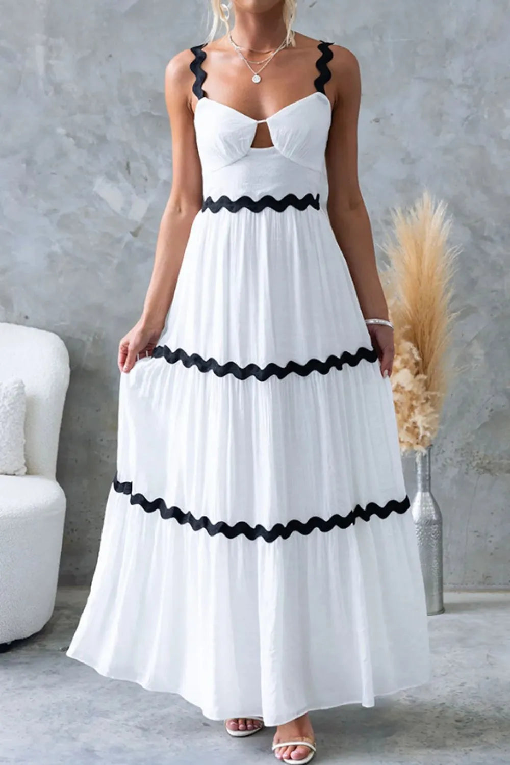 Lace Allure Dress - Cutout Surplice Mini