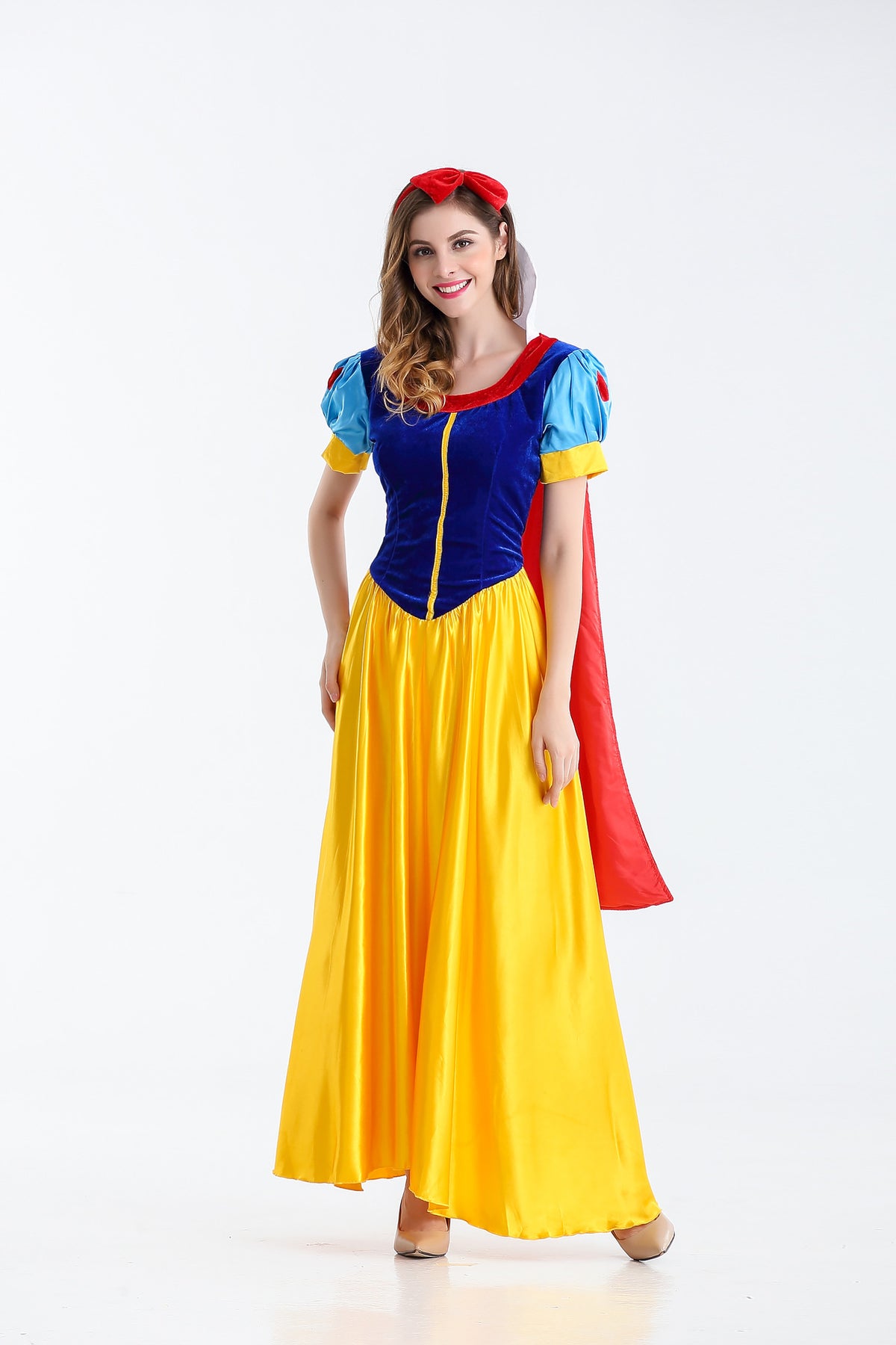 Snow White Costume Dress - Blue Bodice and Yellow Skirt