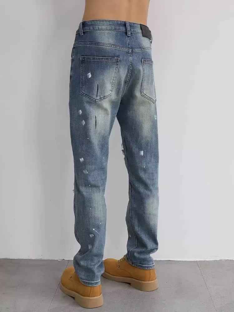 Stretchy Slim Straight Pants