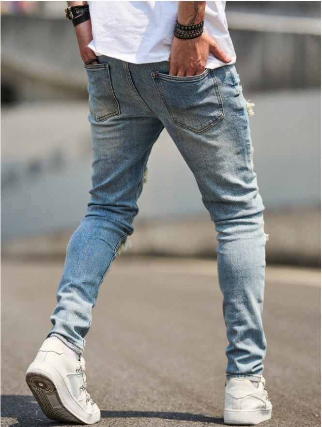Slim-fit Stretch Straight-leg Pants