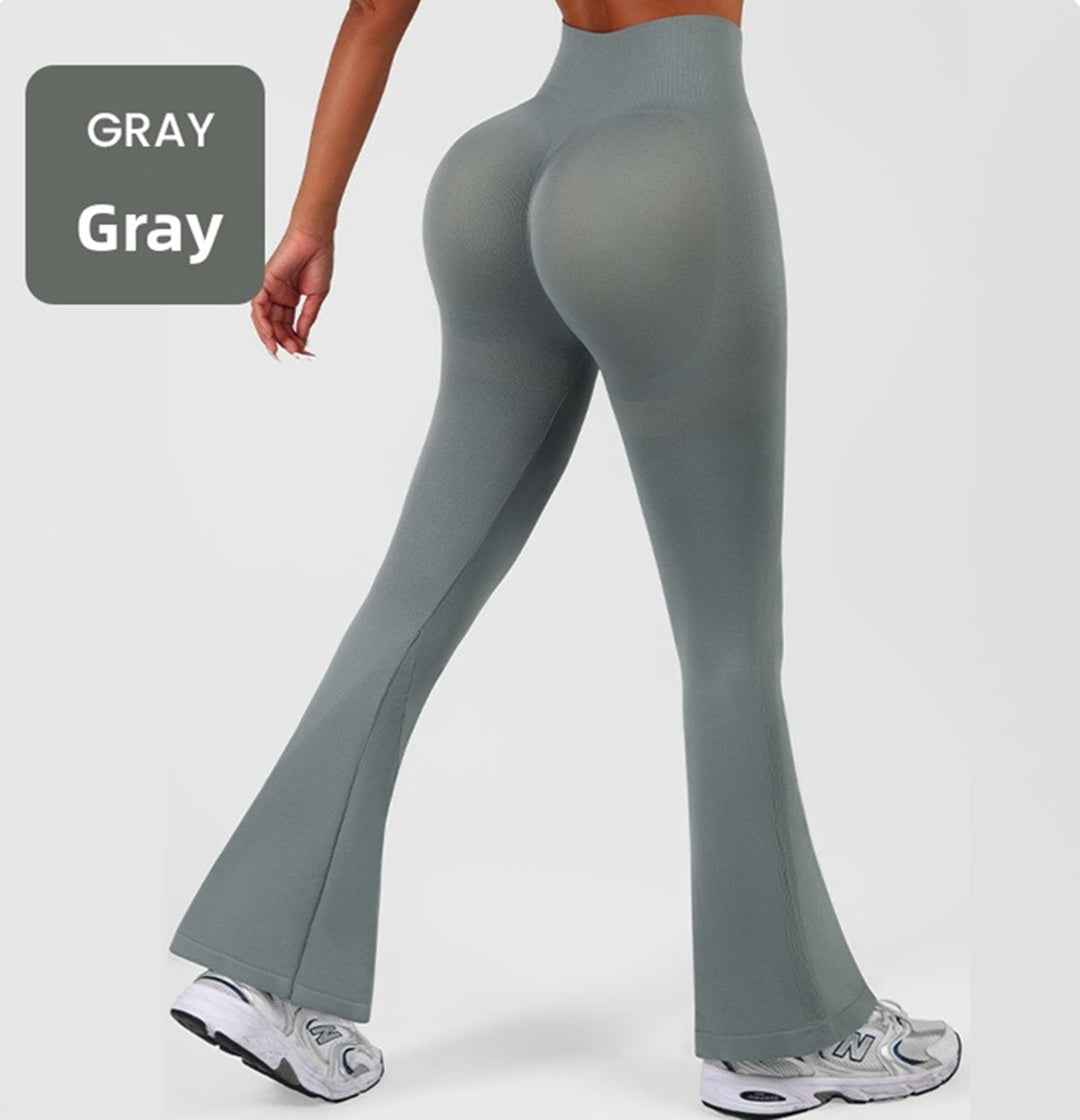 Womens Flared Yoga Pants, High Waisted Flare Leggings Bottom Bootcut Yoga Pants