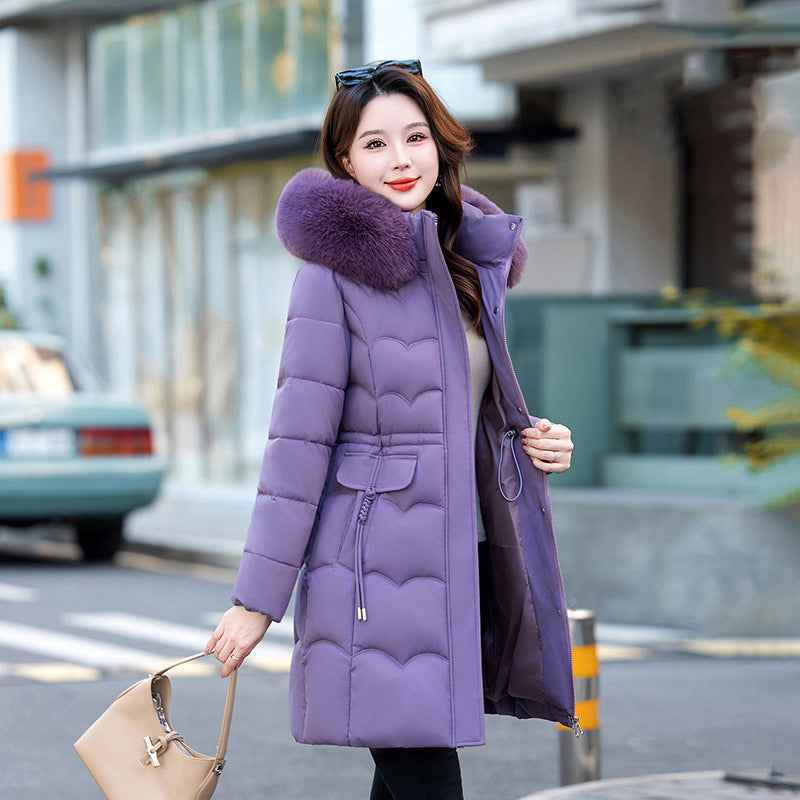 Fashionable Youth-boosting Cotton-padded Coat For Middle-aged Moms