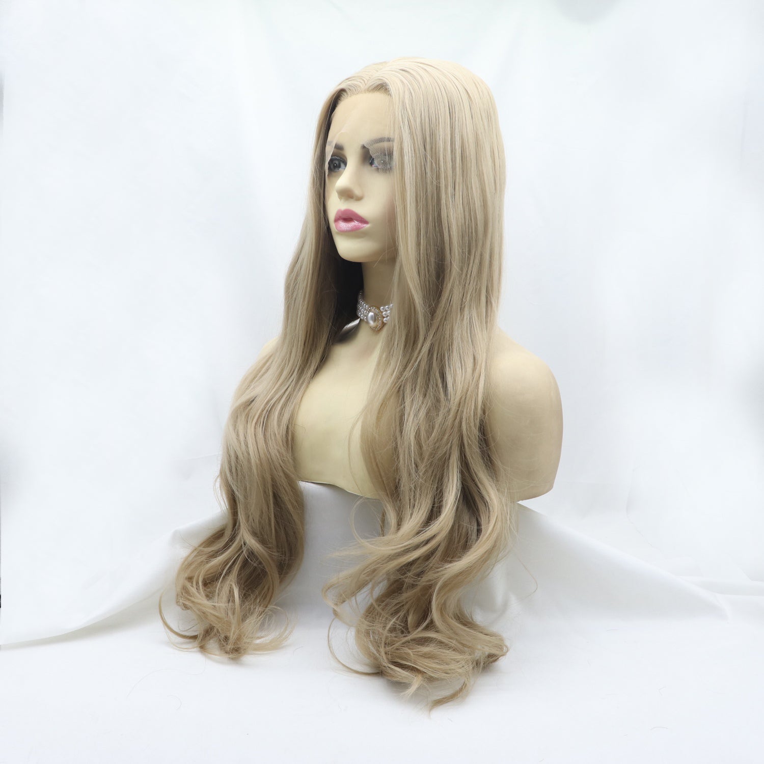 13*3" Lace Front Wigs Synthetic Long Wavy 24" 130% Density - Fashions Envy