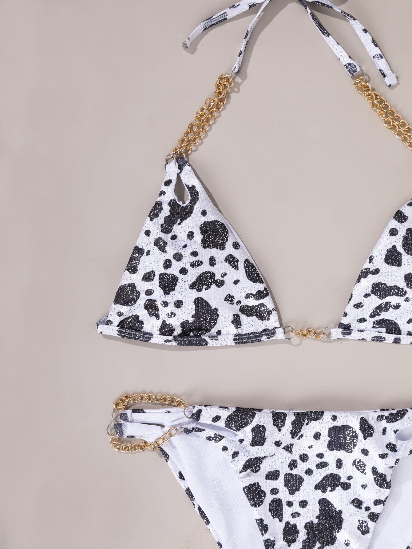 Cow Print Swimsuit - Bold Animal Pattern Style