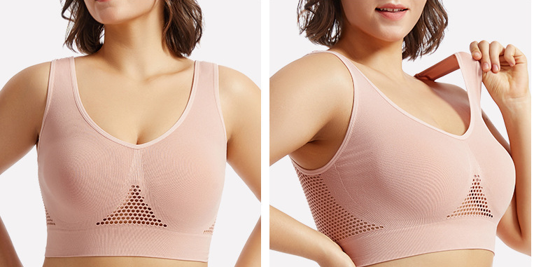 Plus Size Lingerie for Women - Seamless Sports Bra Set