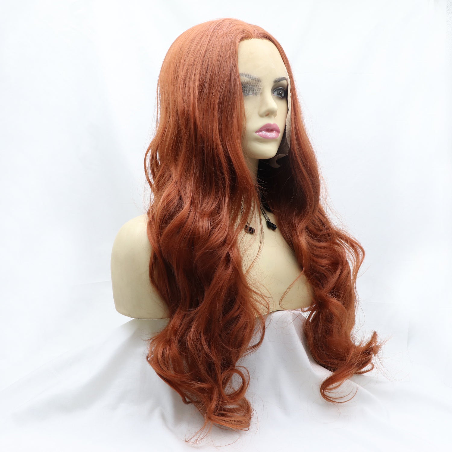 13*3" Lace Front Wigs Synthetic Long Wavy 24" 130% Density - Fashions Envy
