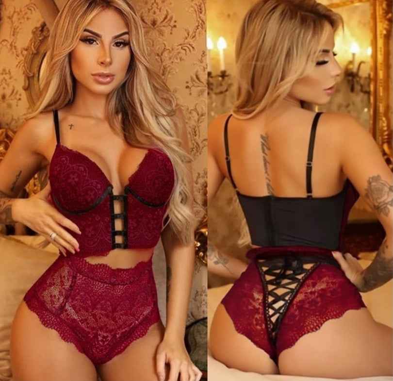 Sexy Lingerie Seductive Lace Set