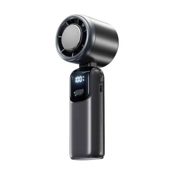 Portable Handheld Mini Turbo Fan - USB Rechargeable LED Display
