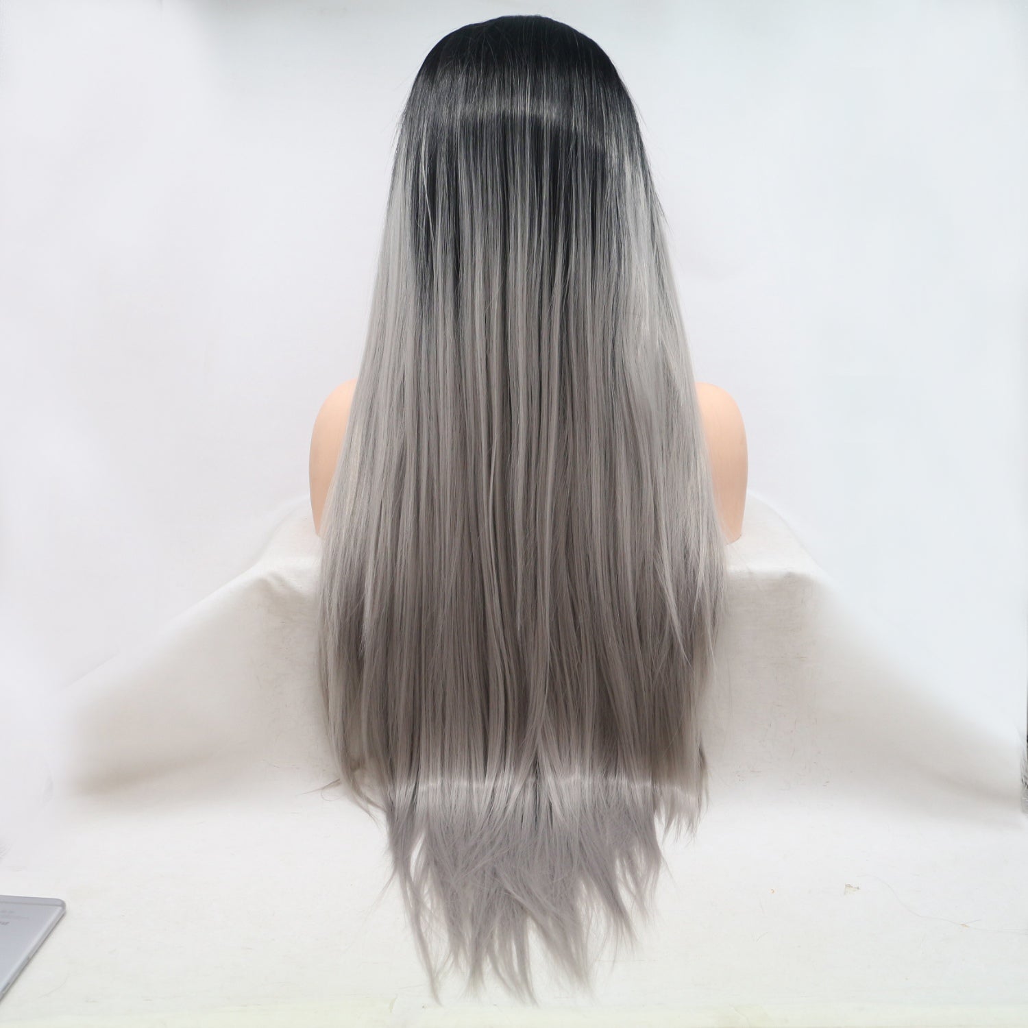13*3" Lace Front Wigs Synthetic Long Straight 24" 130% Density - Fashions Envy