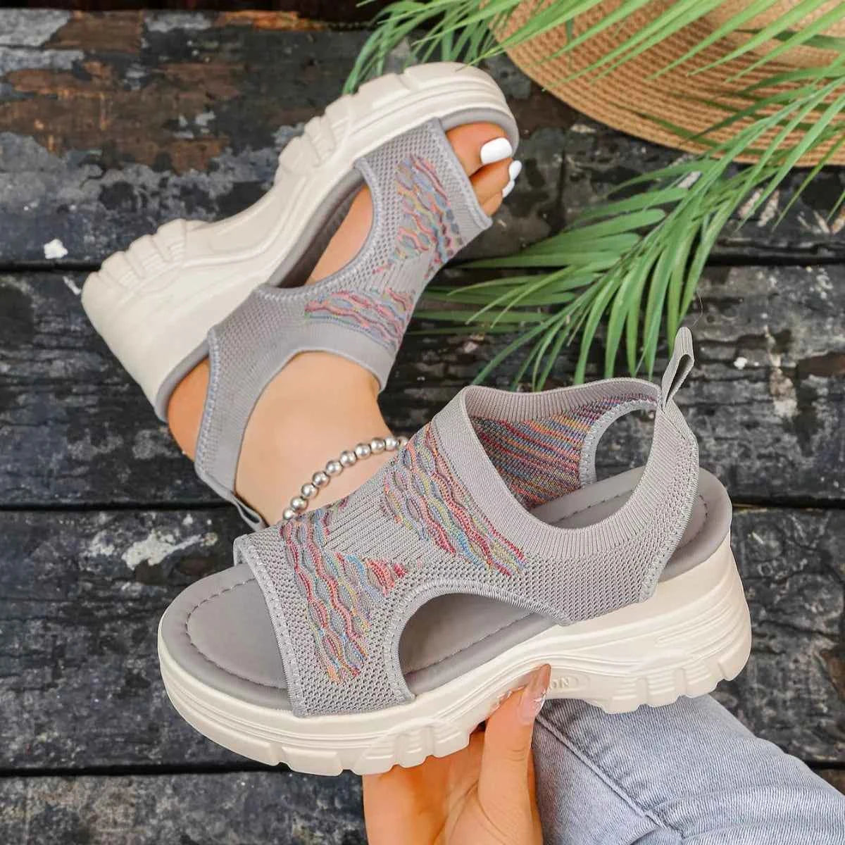 Open Toe Platform Sandals