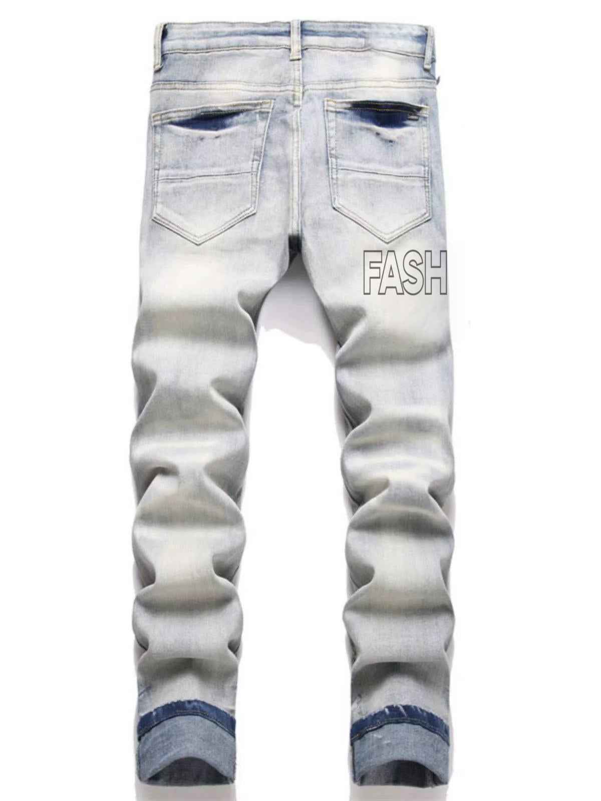 Non-stretch Straight-leg Pants