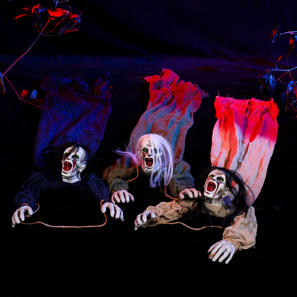 Halloween Hanging Ghost Decoration - Haunted House Props