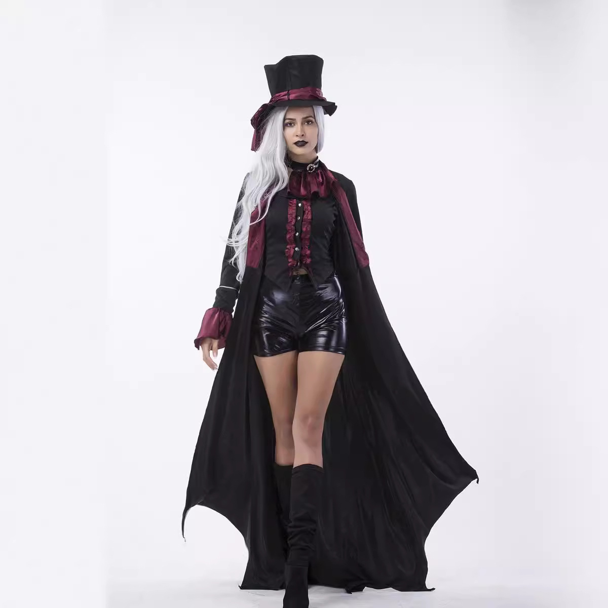Vampire Costume Halloween Knight Performance Costume Role Play Dark Knight Anime Cosplay Costume for Men and Women