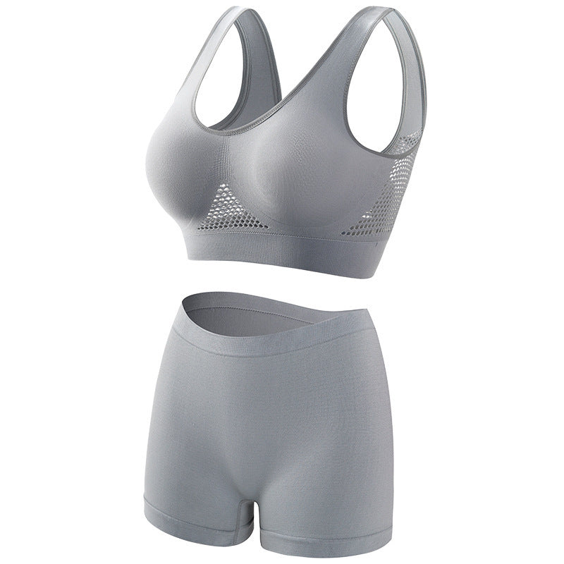 Plus Size Lingerie for Women - Seamless Sports Bra Set