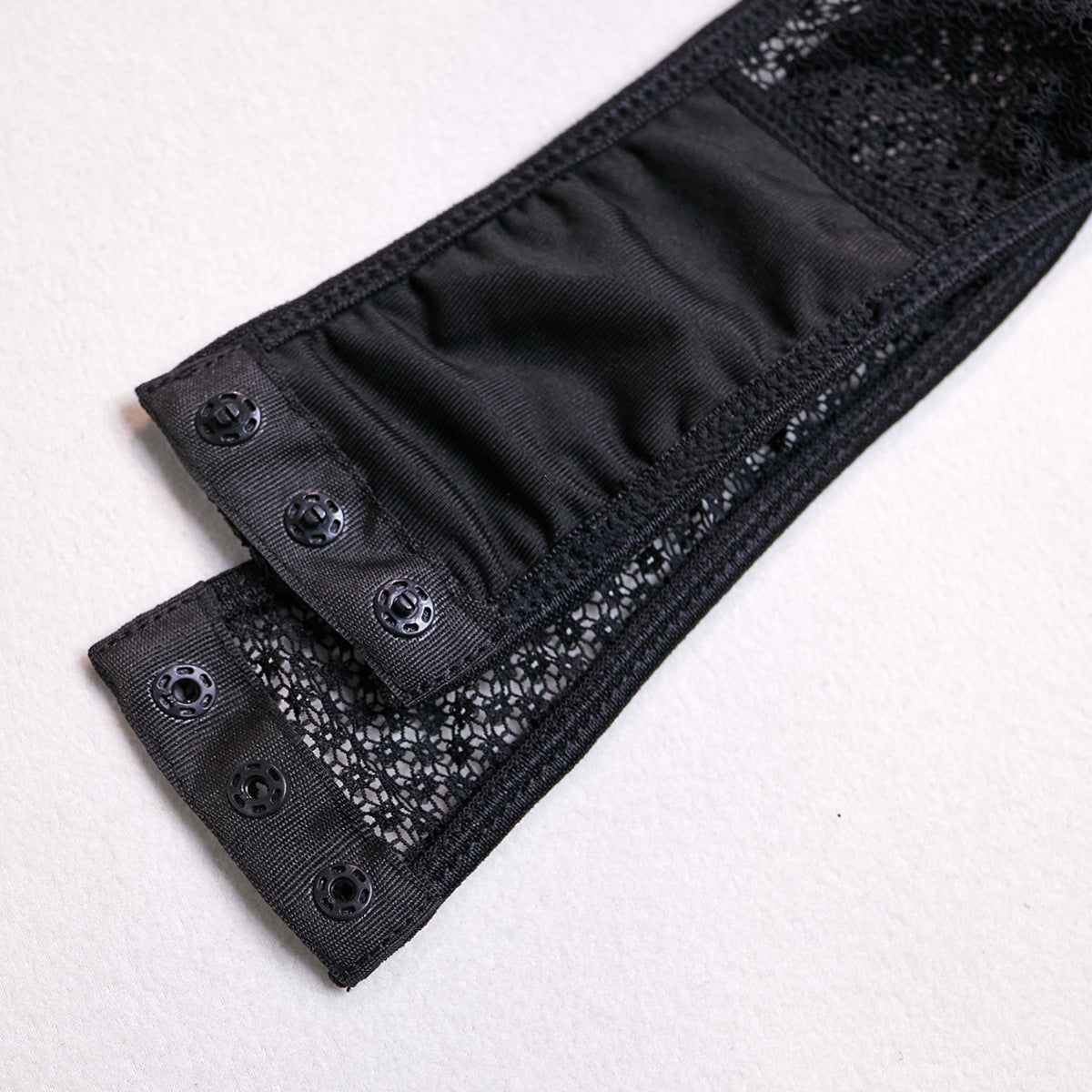 Sexy Lace Bodysuit with Choker - Slim Fit and Steel Ring Support