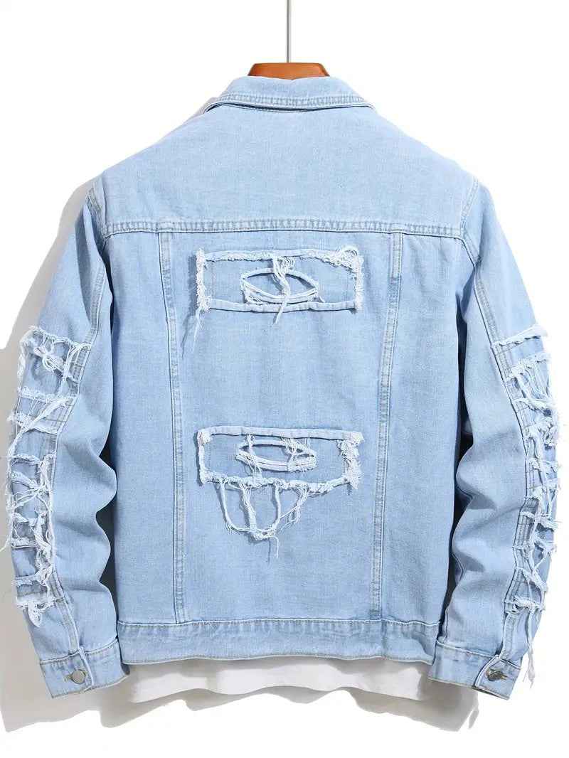 Korean Version Of Loose-fitting Denim Jacket