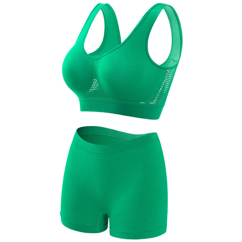 Plus Size Lingerie for Women - Seamless Sports Bra Set