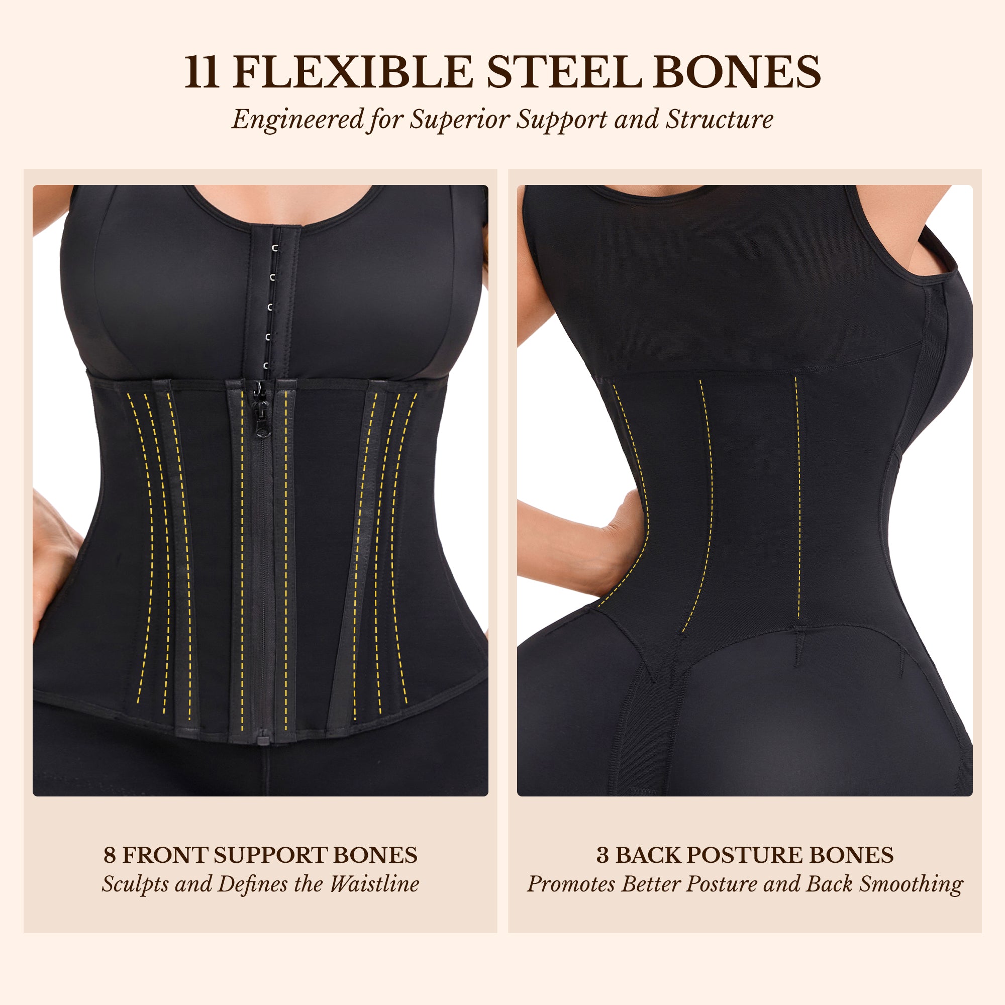 Tummy Control Shaper & Butt Lifter - Compression Garment