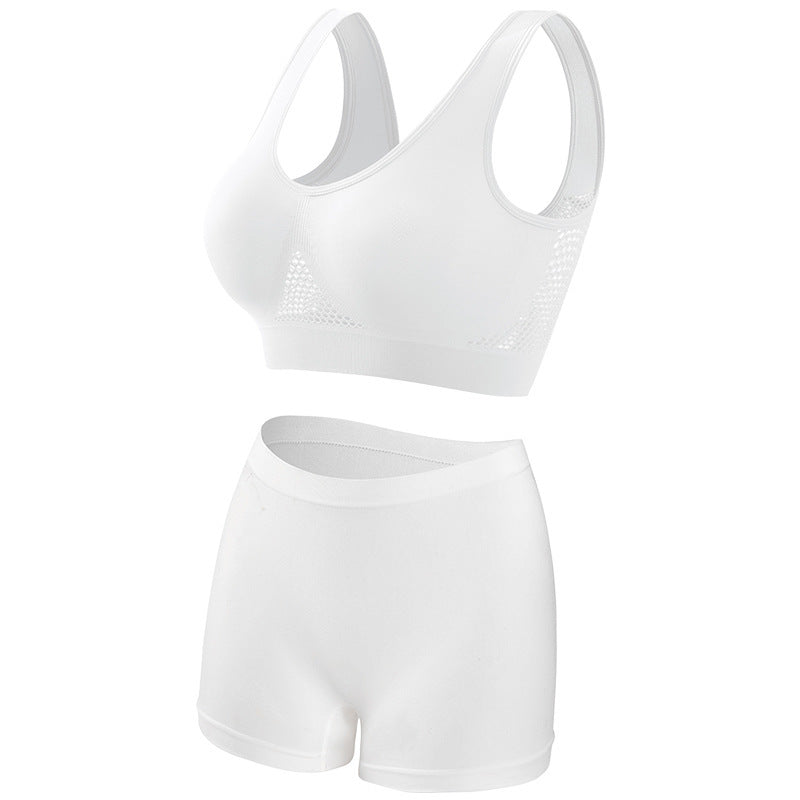 Plus Size Lingerie for Women - Seamless Sports Bra Set