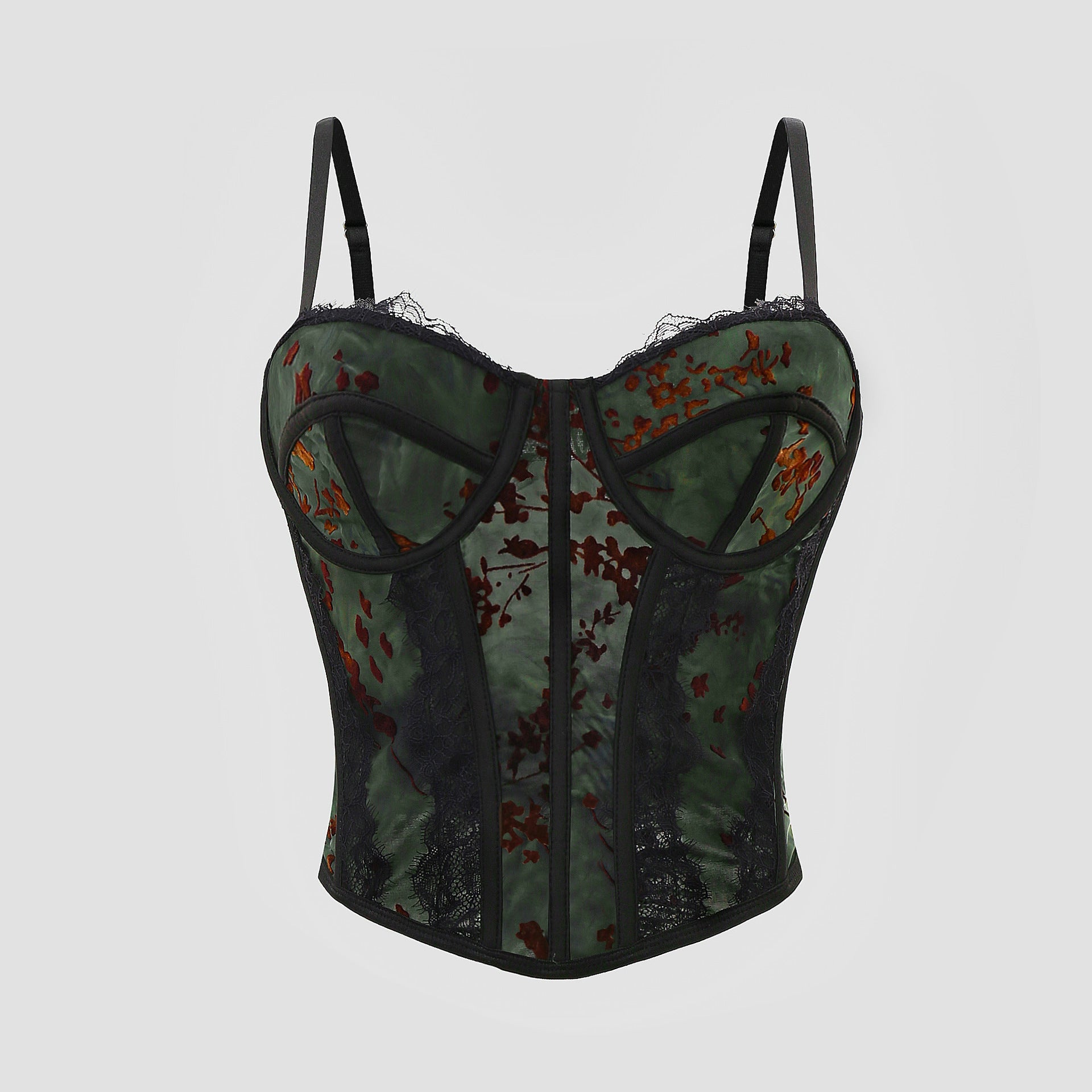 Lace Camisole - Sexy Printed Tight Fit Party Top