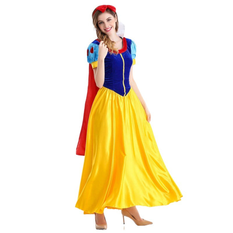 Snow White Costume Dress - Blue Bodice and Yellow Skirt