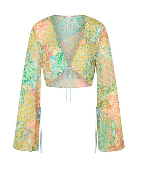 Printed Halter Swimwear Collection - Mix Match 4 Styles