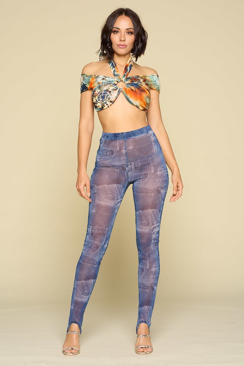 Self-tie Sexy Halter Crop Top - Fashions Envy