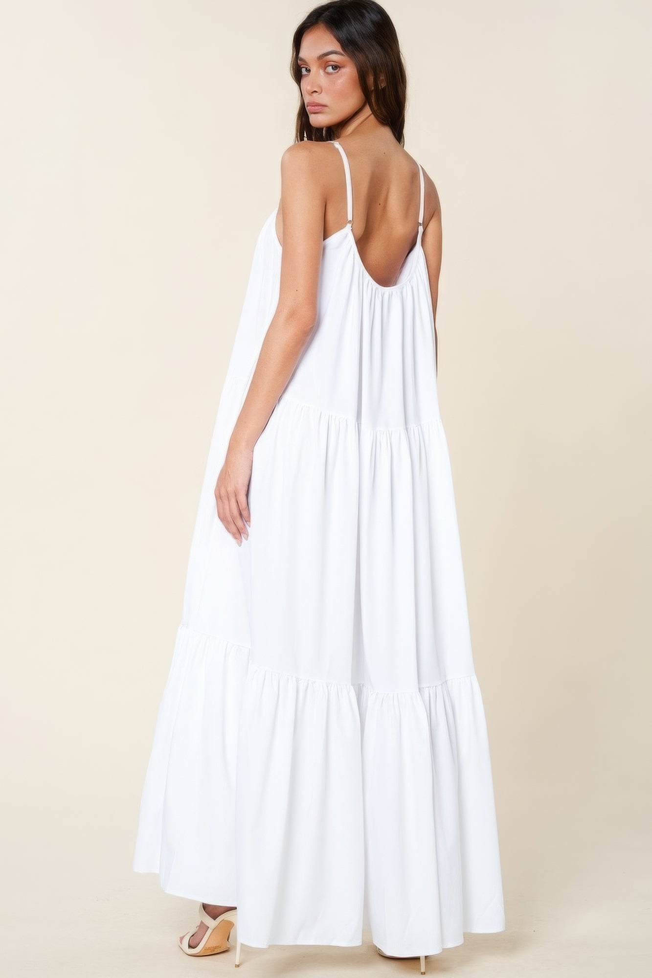 A-Line Maxi Sun Dress With Pockets - Fashions Envy