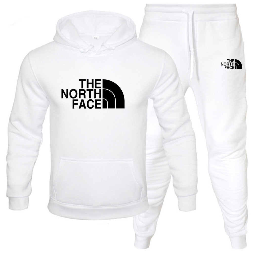 Fleece Hoodie Set - Pullover Sweatshirt Two-Piece