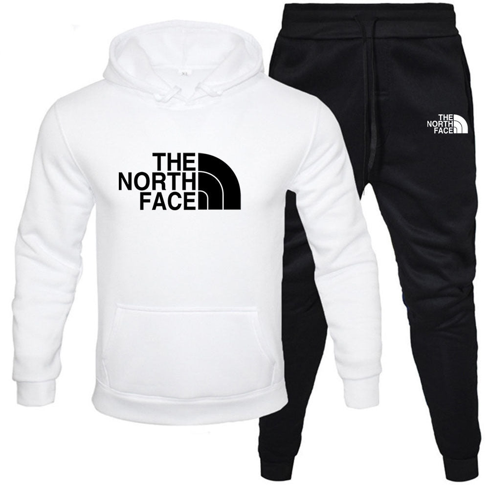 Fleece Hoodie Set - Pullover Sweatshirt Two-Piece