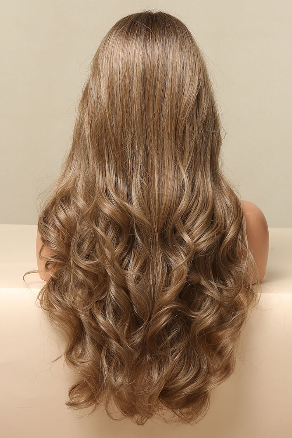 13*2" Lace Front Wigs Synthetic Long Wave 26" 150% Density in Golden Brown - Fashions Envy