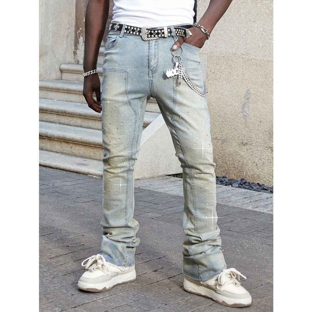 Stretchy Slim Straight Pants