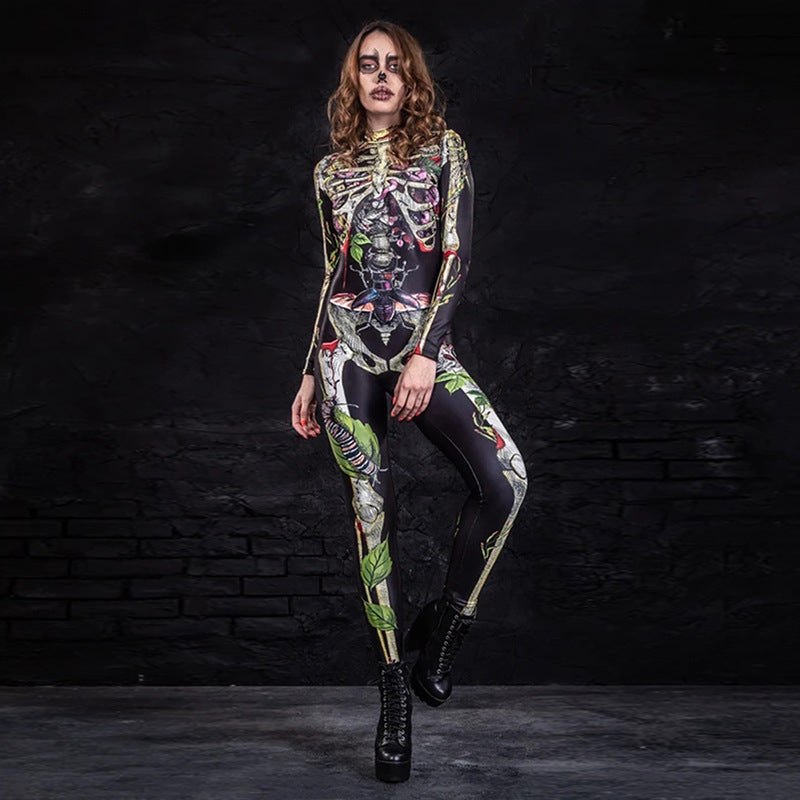 Skeleton Bodysuit - Full Body Halloween Costume