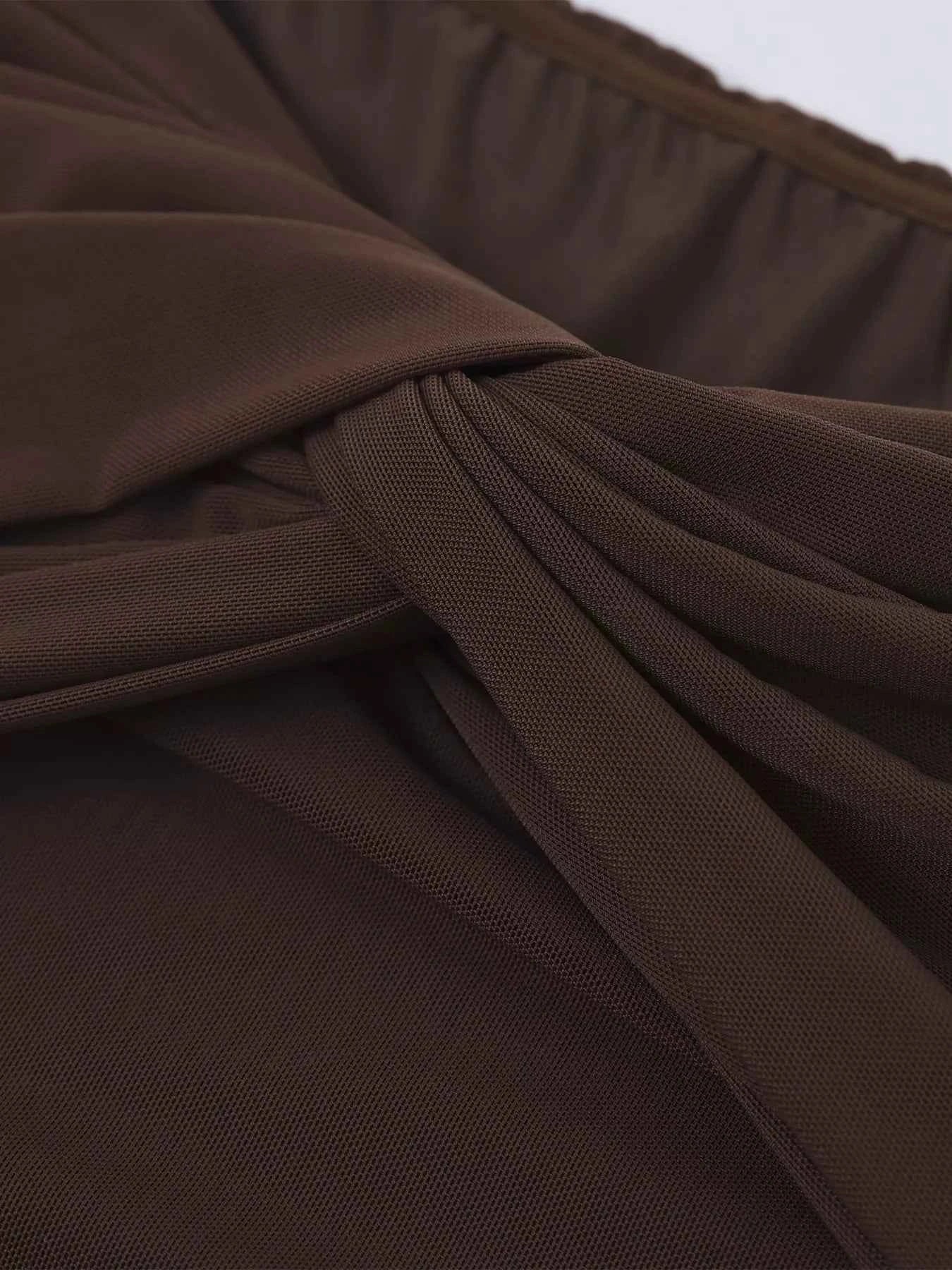 Off-Shoulder Ruched Maxi Dress