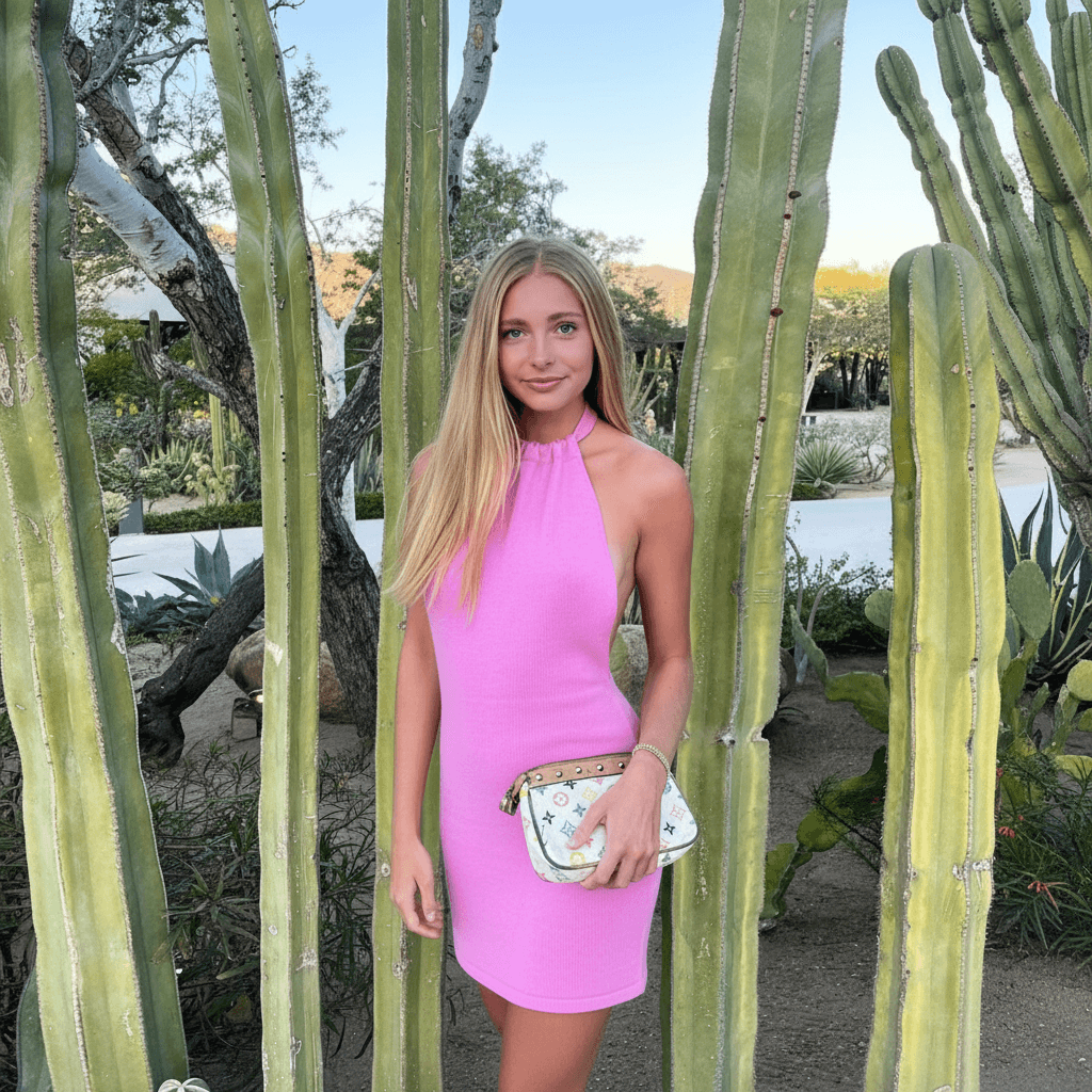Backless Halter Dress - Sexy Bodycon Mini Dress - Fashions Envy