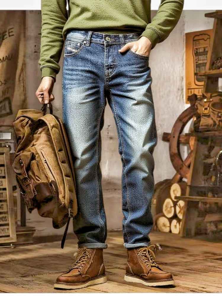 Stretchy Slim Straight Pants