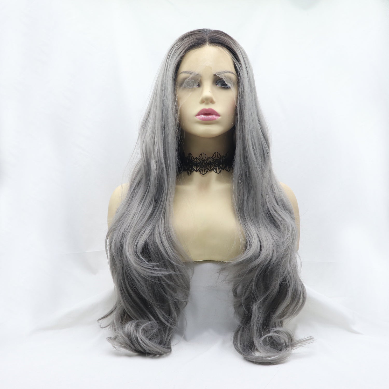 13*3" Lace Front Wigs Synthetic Long Wavy 24" 130% Density - Fashions Envy