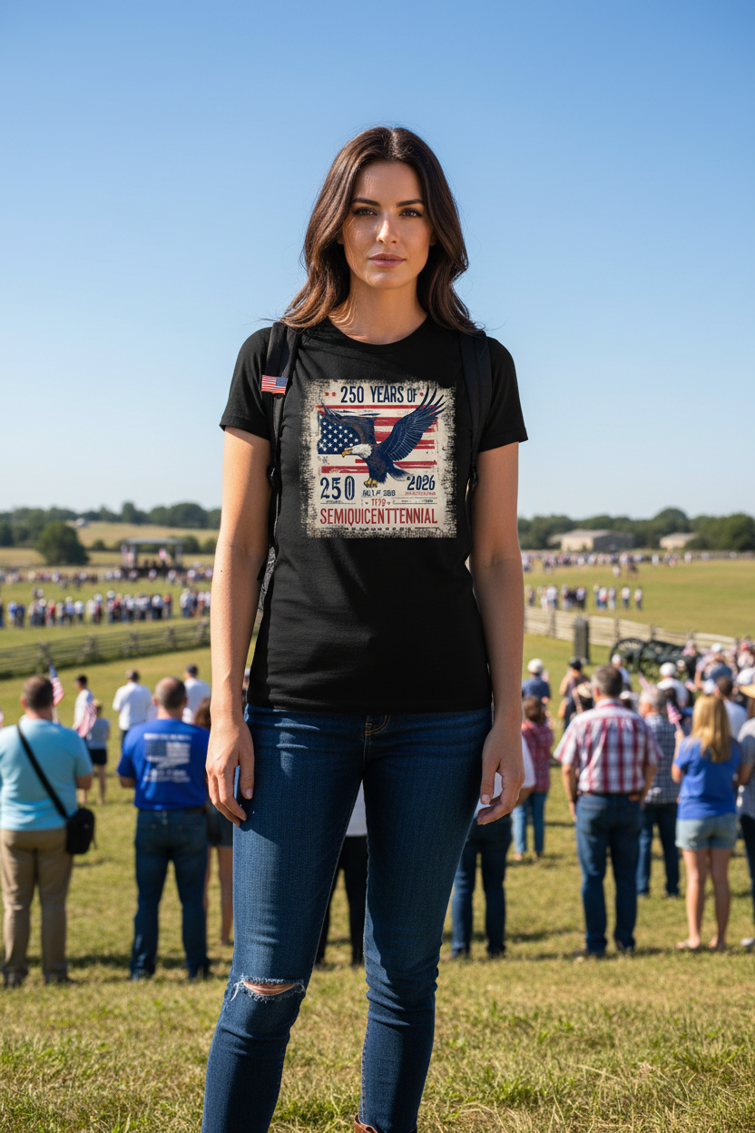 250th Anniversary T-Shirt - Comfort Colors Semiquincentennial - Fashions Envy