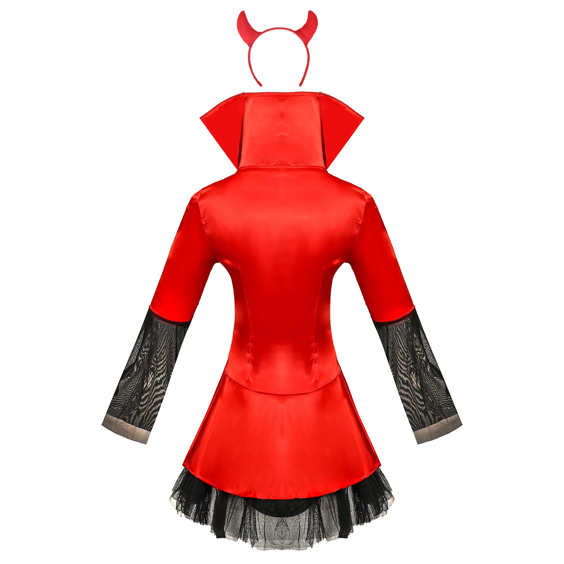 Devil Costume - Red Long Sleeve Halloween Outfit