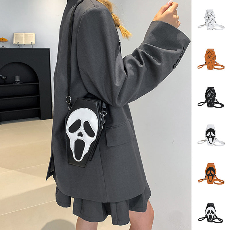 Coffin Bag - Gothic Halloween Crossbody Purse