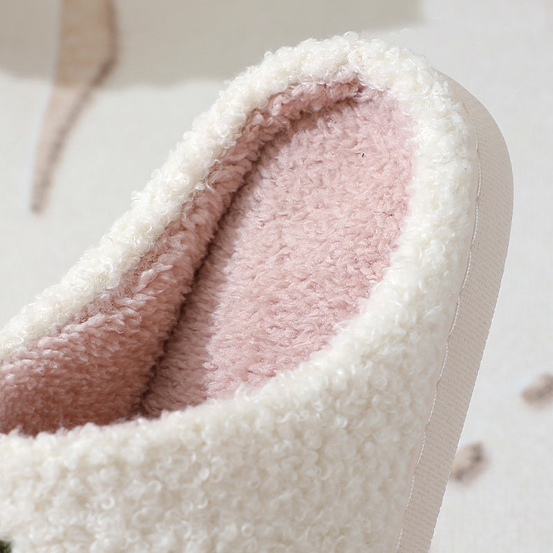 Pumpkin Slippers - Halloween Cartoon Plush House Shoes