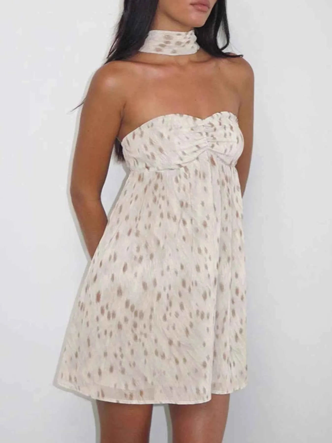 Sweetheart Neck Tube Mini Dress