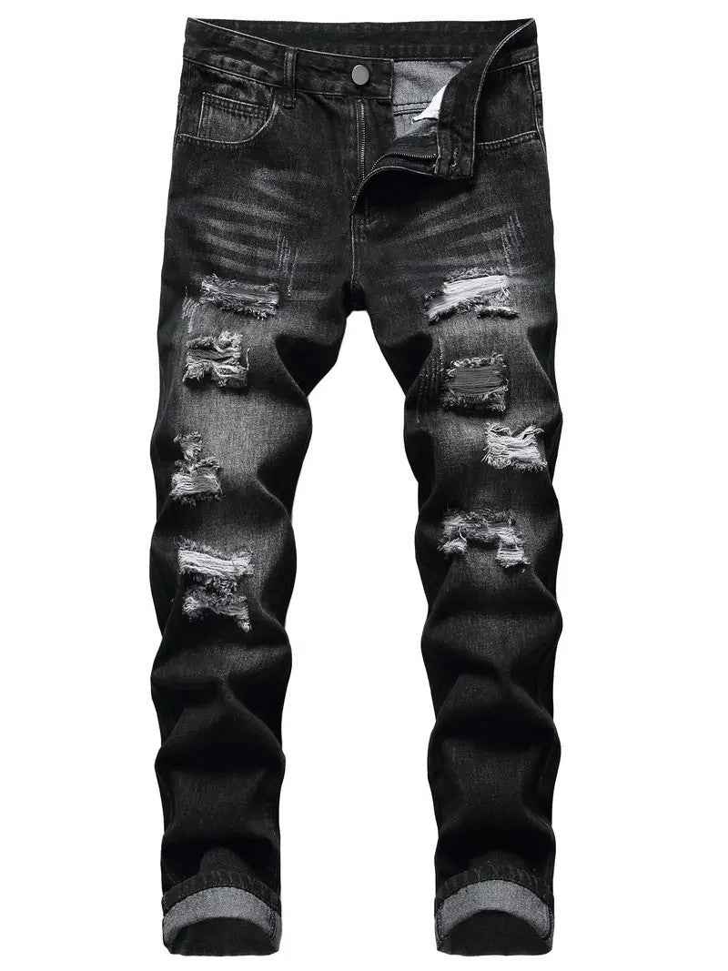 Shanxi Stretchy Slim Straight Pants