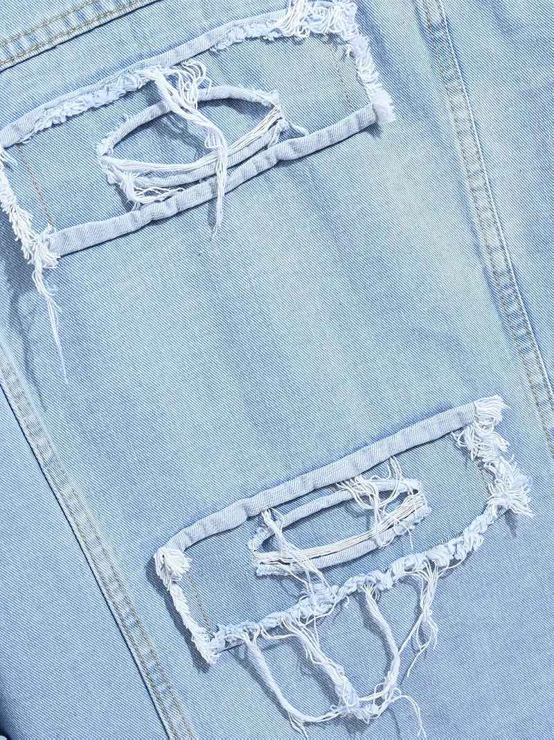 Korean Version Of Loose-fitting Denim Jacket