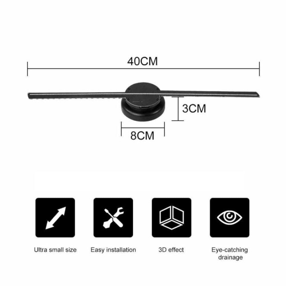 3D Hologram Fan Projector - 224 LED Display - Fashions Envy