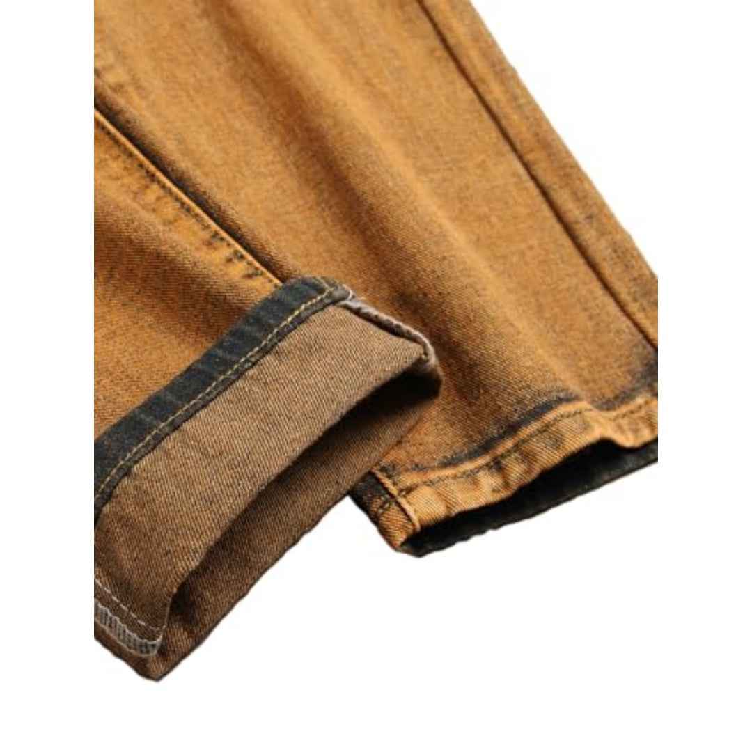 Stretchy Slim Straight Pants