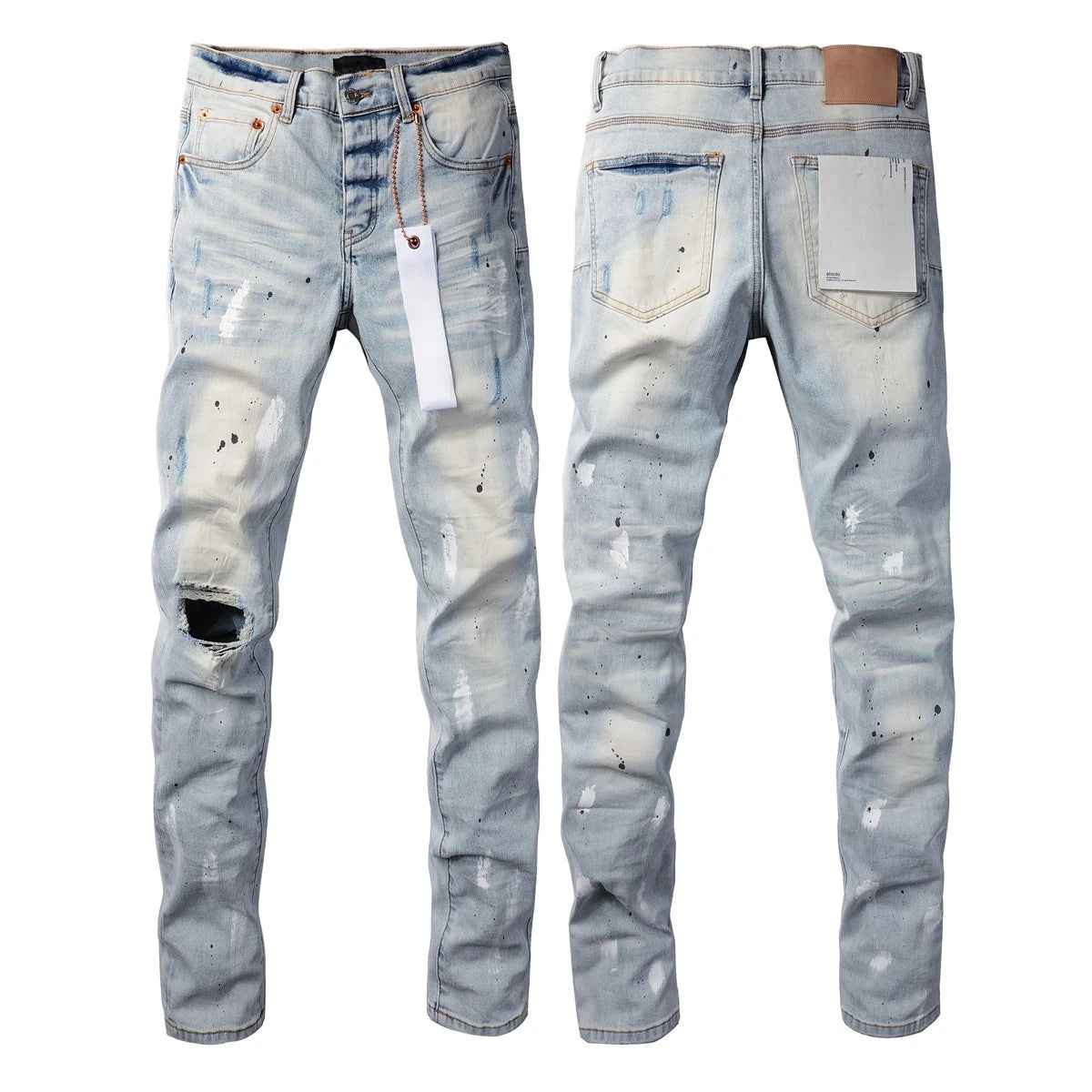 Stretchy Slim Straight Pants