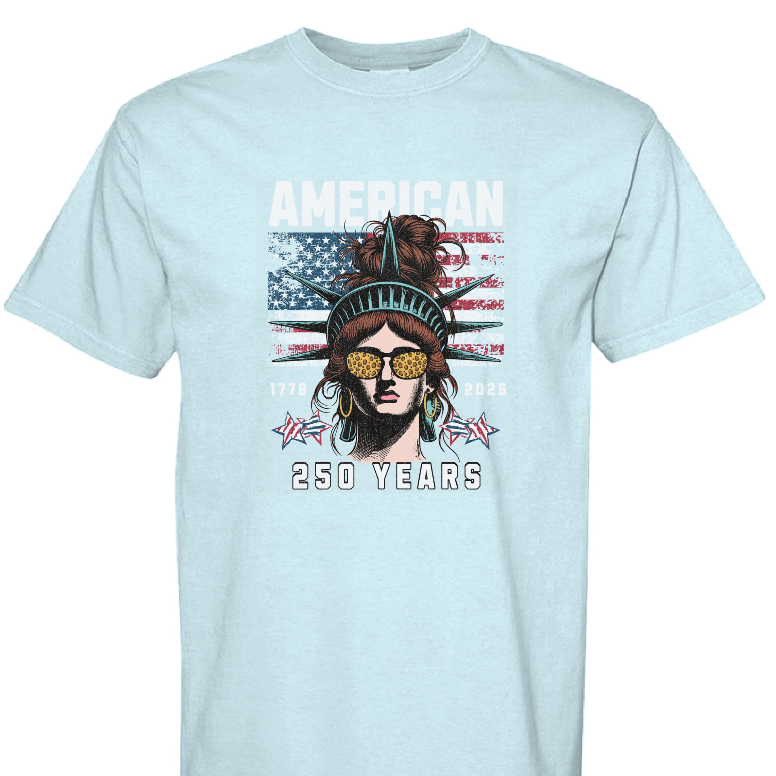 250th Anniversary T-Shirt - Comfort Colors Statue of Liberty - Fashions Envy
