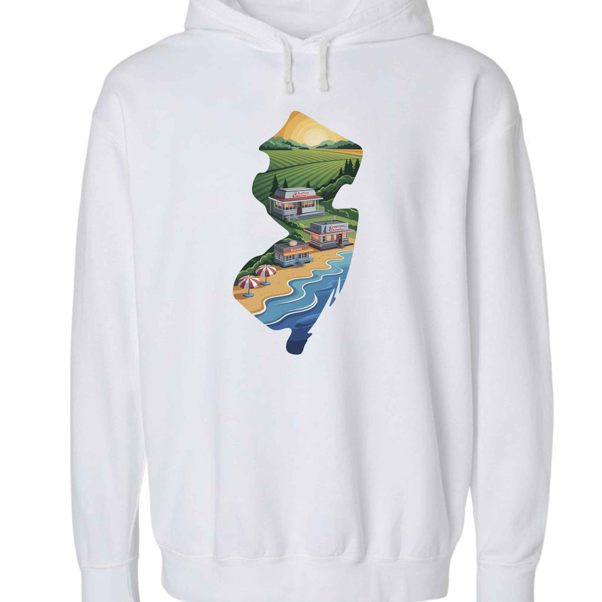 Comfort Colors Unisex New Jersey Hoodie