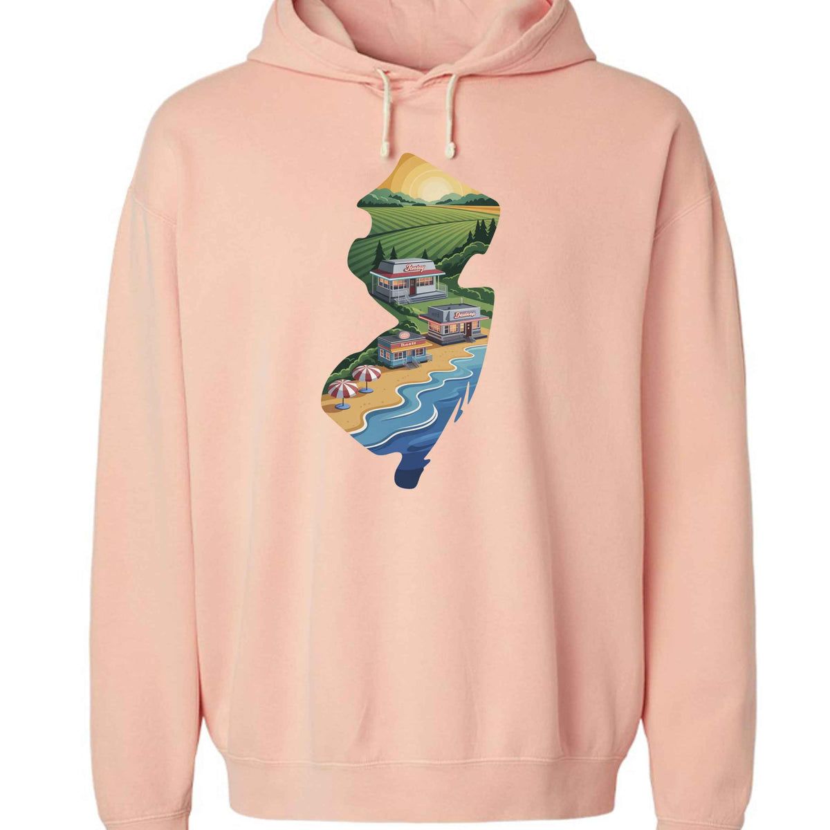 Comfort Colors Unisex New Jersey Hoodie